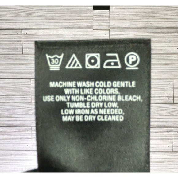 Meadow Rue Womens Josalyn Tie Front Blouse Size Medium Black Tan Long Sleeve Top - Picture 3 of 8